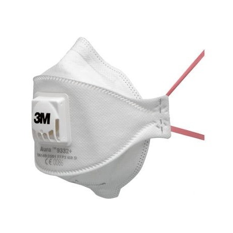Masque protection respiratoire FFP3 RD Forme active avec clapet d'aeration,  5 pcs - Banyo