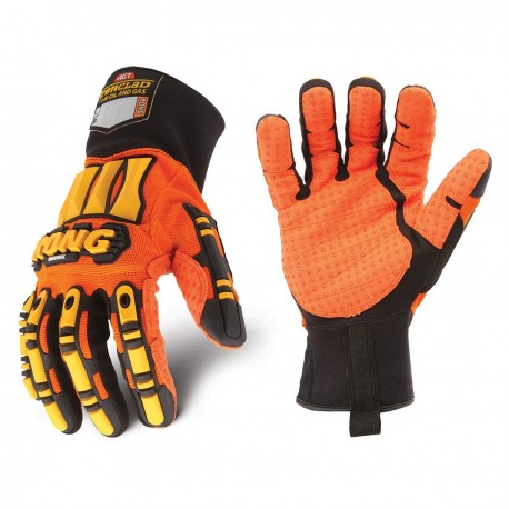 KONG ORIGINAL Impact Protection Gloves - Orange Hi Vis Palm