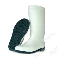 PVC White Rain Boot