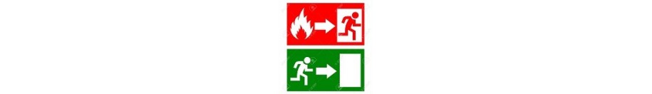 Fire Emergency and Disaster Signs
