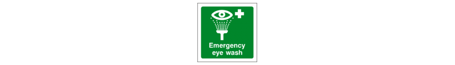 First Aid and Eyewash Signs