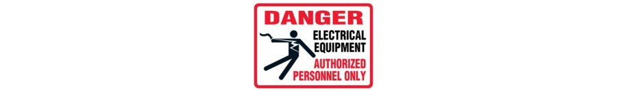 Electrical and Equipment Safety Signs
